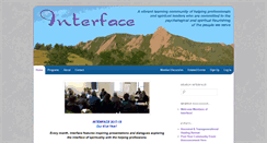 Desktop Screenshot of interfaceboulder.org